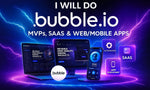 Load image into Gallery viewer, We will develop a custom Bubble.io app with up to 10 pages
