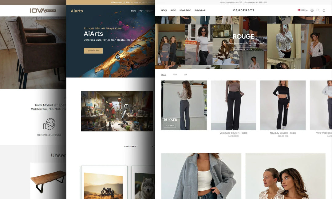 I will redesign your website into a modern professional site with up to 10 pages in Shopify